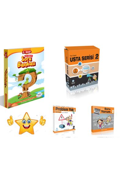 öğretmen evde 2. Sınıf Soru Bankası Öğretmen Evde Yay + Usta Serisi Mutlu Yay.