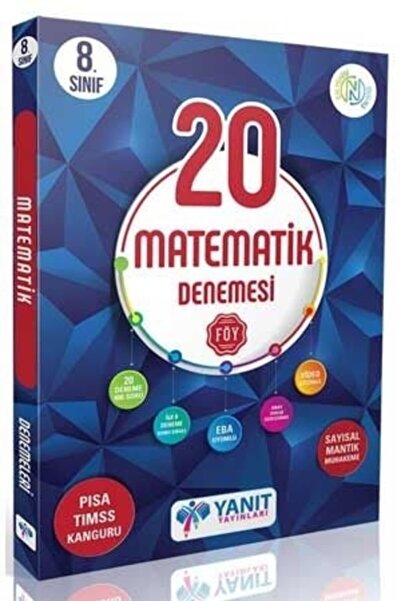Yanıt Yayınları 8 Sınıf Lgs 20 Matematik Denemesi Video Çözümlü 2021 Baskı