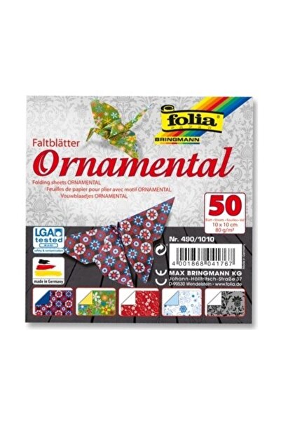 Folia Origami 10x10 Cm 50 Yaprak 5 Desen