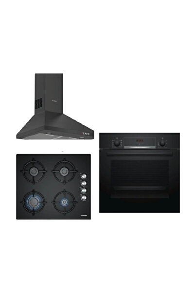 Bosch Ankastre Set53 (HBF534EB0T + POP6C6B11O + DWP64CC60T)