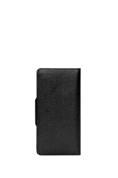 CENGİZ PAKEL Genuine Leather Black Women's Wallet 65190