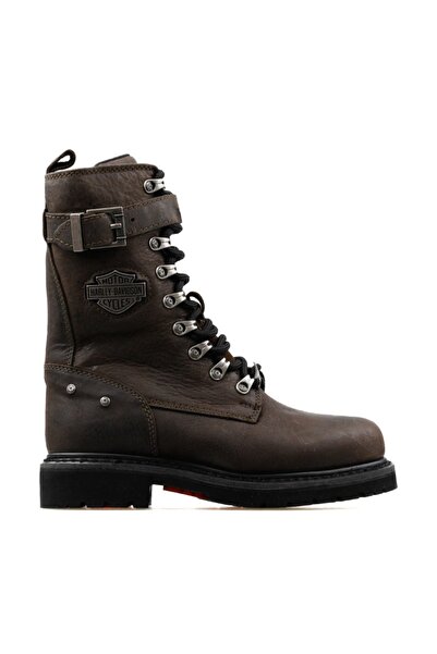 Harley Davidson Genç Günlük Bot 025G100385 GLADIS OLIVE BASKILI DERI