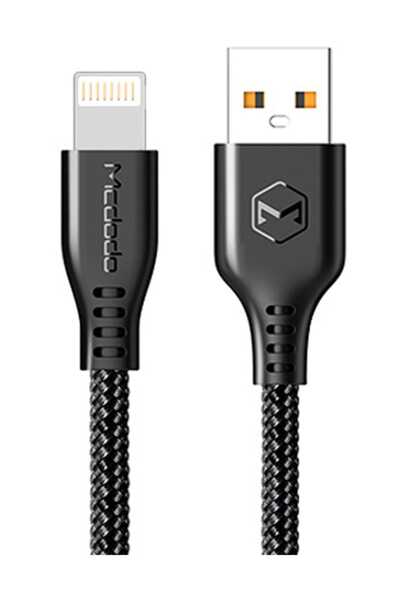 Mcdodo CA-5150 Lightning Kırılmaz Siyah Data Şarj Kablosu