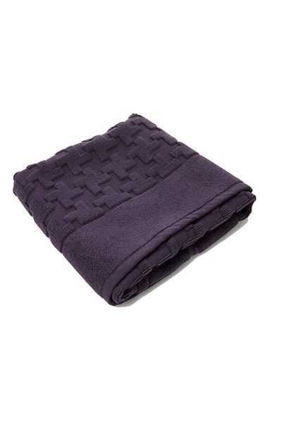 English Home Pure Foot Towel 50x70 cm Dark Purple