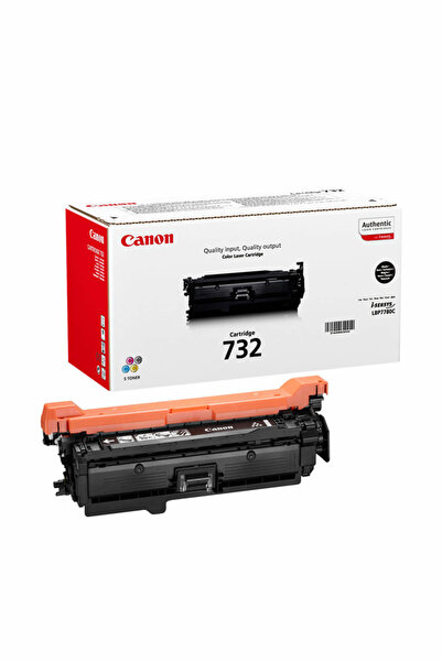 Canon CRG-732BK 6400 Sayfa Kapasiteli Siyah Toner 6263B002