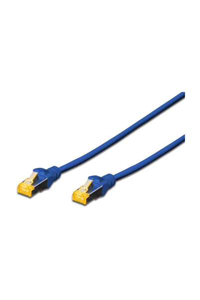 Genel Markalar Digitus CAT 6A S-FTP Patch Kablosu, Halogenfree, Cu, AWG 26/7, 3 metre , mavi renk