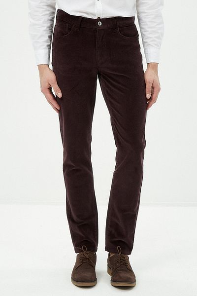 Koton Ανδρικό μπορντό Skinny Normal Waist Παντελόνι 7KAM44018OW