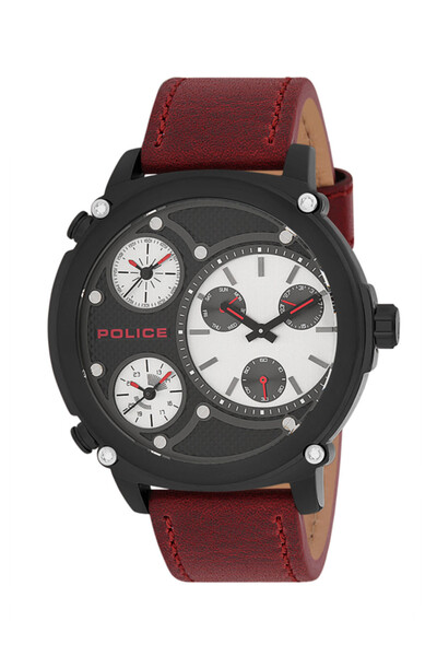Police Çelik Kasa Kırmızı Erkek Kol Saati Pl.14830jsb/02a