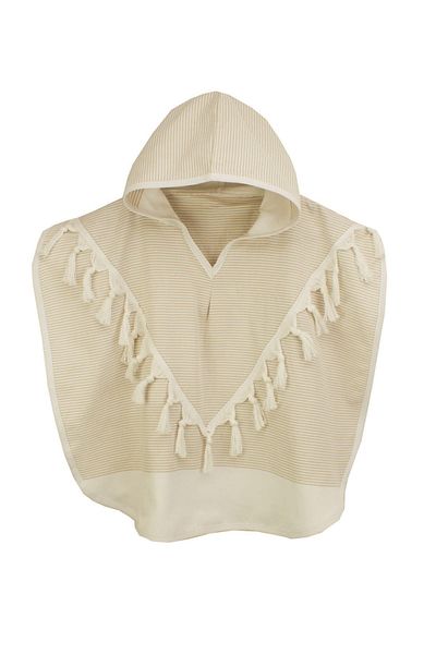 Bedinn Peshtemal Poncho Nautica Beige