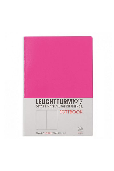 Leuchtturm1917 Jottbook Medium Size, Plain, New Pink Cover