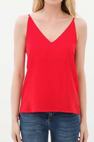 Koton Women's Red Undershirt 6YAK32777CW