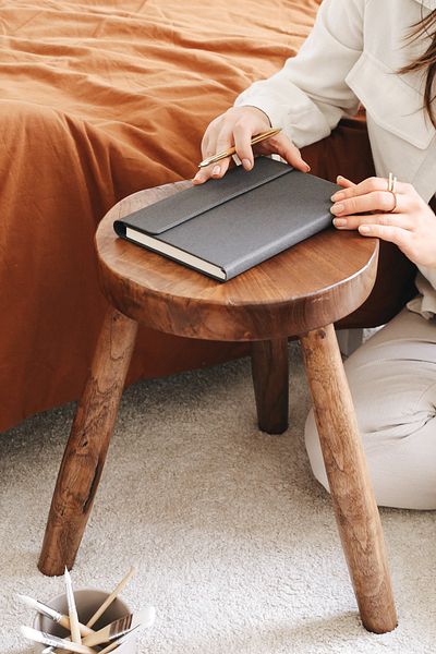Matt Notebook A5 15x22 دفتر بغلاف مغناطيسي مخطط مدخن