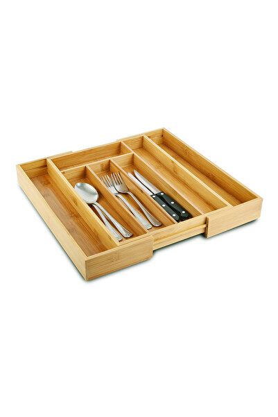 Mutfak Zamanı حامل ملعقة قابل للطي من الخيزران من Mien9450120195741