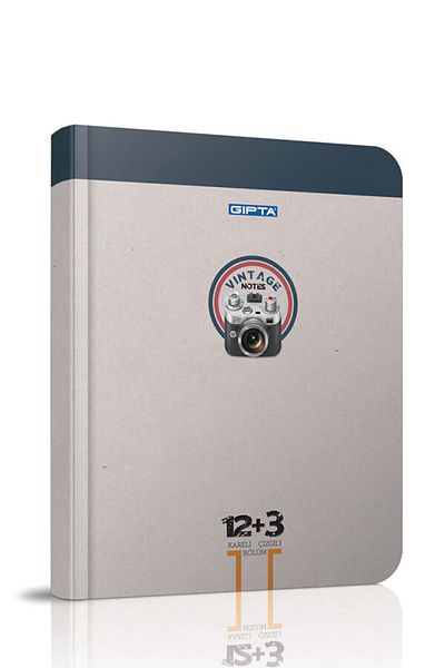 Gıpta خمر 2862 Sep.Sert.K.Notebook 20X28 12+3