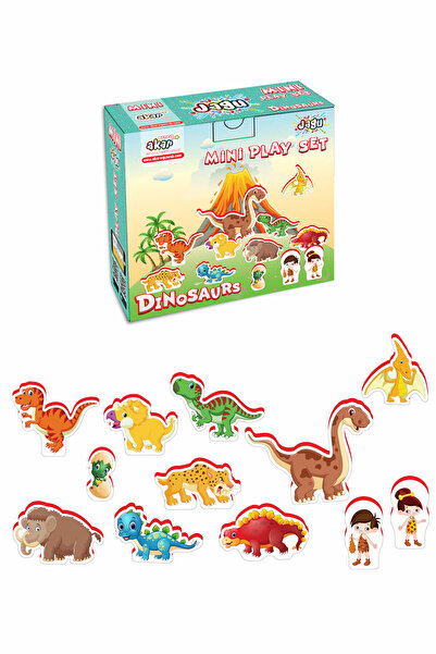 Jaguar Jagu Konuşan Oyuncak Mini Play Set Dinozor