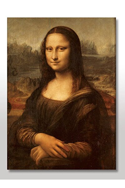 Cakatablo 35cmX50cm Ahşap Tablo Mona Lisa