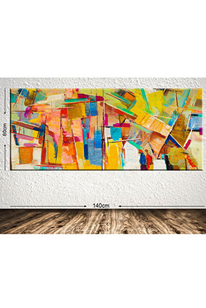 Tablo Center Dev Boyut Dekoratif Kanvas Tablo 60x140cm