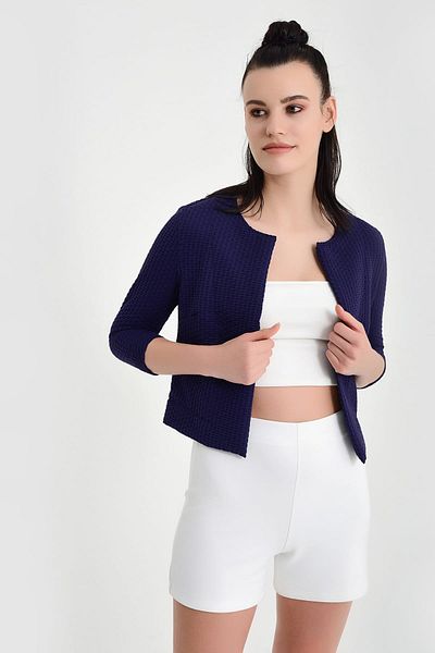 Laranor Mini cardigan de damă bleumarin 19L6599