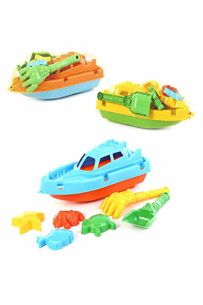 Genel Markalar Oyuncak Filede Aksesuarlı Deniz Gemisi, Eğlenceli ve Renkli Ta...