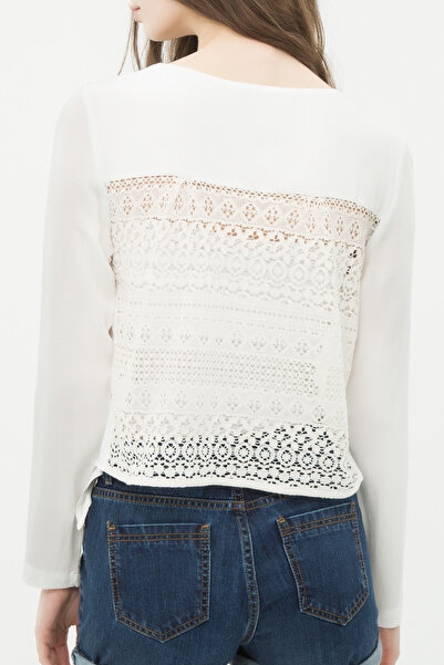 Koton Dámské Ecru Kimono 6YAL51627JW