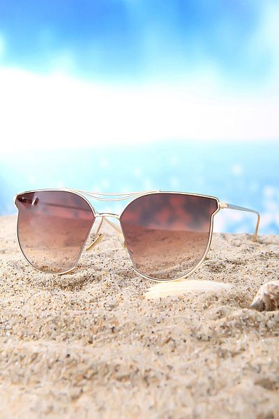 Di Caprio Women's Oval Sunglasses DTX1113C