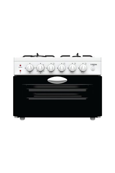 Çetintaş 737T Gaz Emniyetli , Çakmaklı ,29 Litre, 3 Gözü Gazlı + 1 HP'li Set Üstü Kombine Fırın