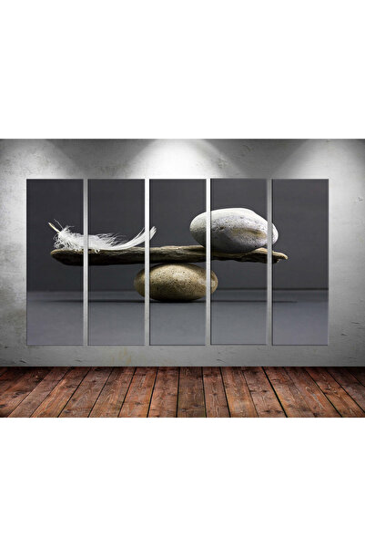 Tablo Center Dev Boyut 5 Parçalı Kanvas Tablo 150x90cm
