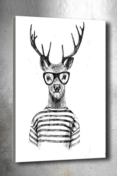 Tablo Center 30x40cm Tropikal  Kanvas Tablo