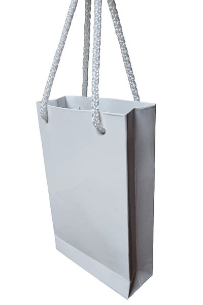 ecenplast White Drawstring Cardboard Bag 11x17 Cm - 25 Pieces