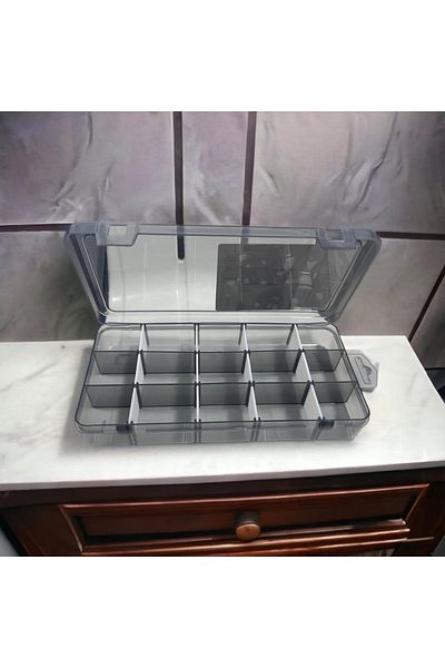 ARALMİNİAVM 15 Compartments Travel Jewelry Organizer Box