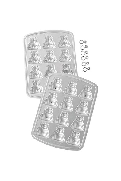 wilton Alüminyum 3d Mini Ayı Pankek Alüminyum Tava