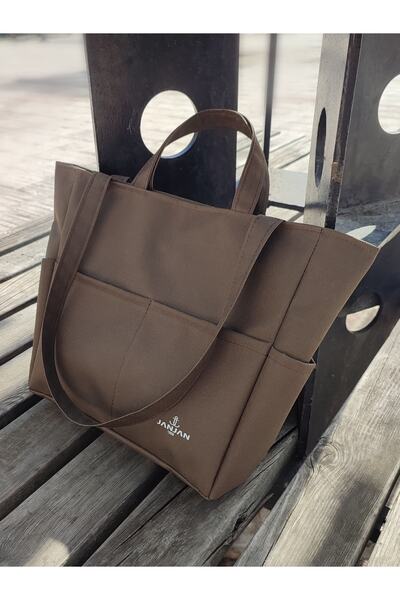 JANJAN Women's Handbag Brown