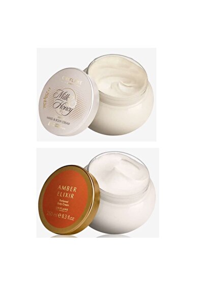 Oriflame Milk & Honey Gold Besleyici El & Vücut Kremi Ve Amber Elixir Parfüml...