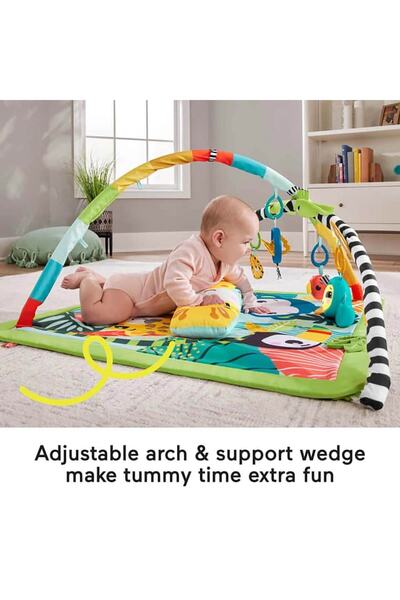 FISHER PRICE 3'ü 1 Arada Yağmur Ormanı Duyusal Spor Salonu Hjw08