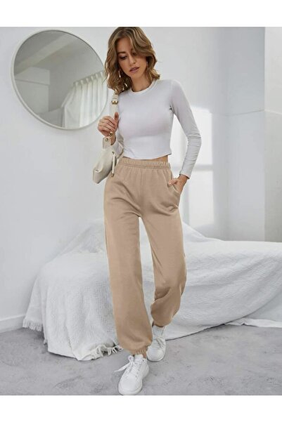 My Blog Μπεζ φούτερ με 3 κλωστή