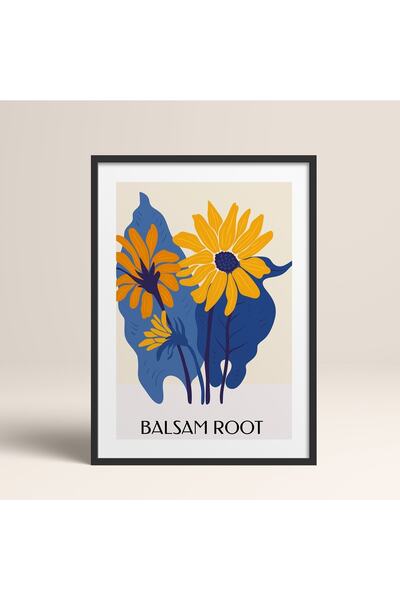 HOMEPACK Рамкирани цъфнали цветя Абстрактни цветя Модерно изкуство Картина