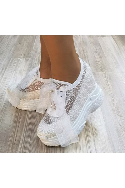 Ayakkabı Tutkusu Stilo ® Bridal Shoes Internal Hidden Heel 12cm