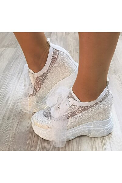 Ayakkabı Tutkusu Stilo ® Gelin Ayakkabısı Içten Gizli Topuk 12cm