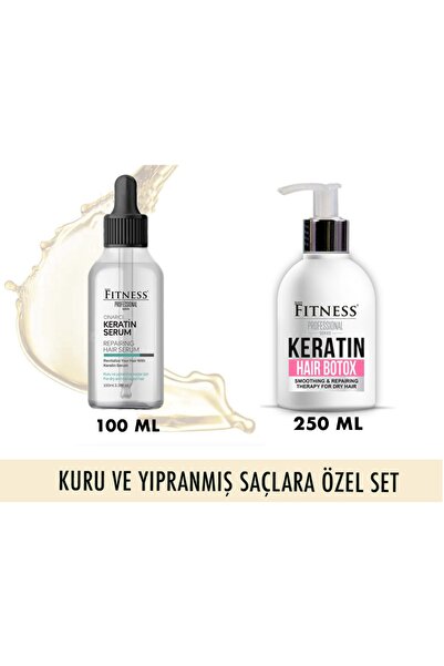 Fitness Professional Keratin Saç Bakım Serumu 100 Ml Yıpranmış Kuru Saçlara Ö...