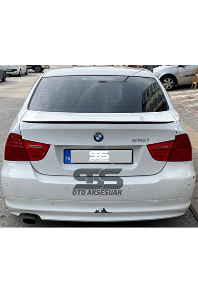 STS Oto Aksesuar Bmw E90 316 318 320 325 330 Bagaj Üstü Spoiler Piano Black