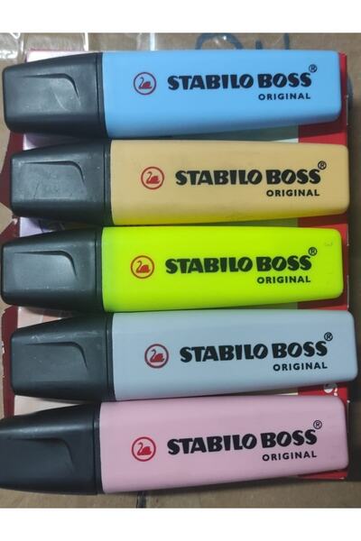 Stabilo Boss Original Özel Seri 5 Renk Işaretleme Kalemi Seti