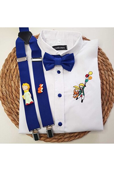 cool partyshop Küçük Prens Konseptli Askı Papyon Gömlek