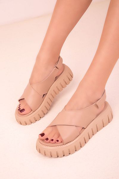 SOHO Nude Women's Sandals 17836