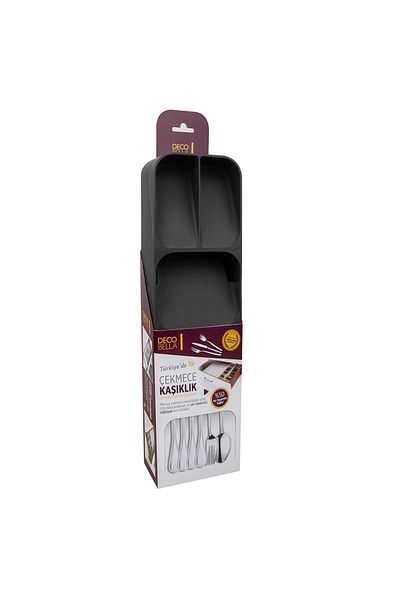 devigo 5 Compartment Spoon Holder Drawer Inside Spoon Organizer Drawer Inside Spoon Holder