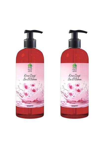 Poxy Cherry Blossom Liquid Hand Soap 400 Ml 2 Pieces