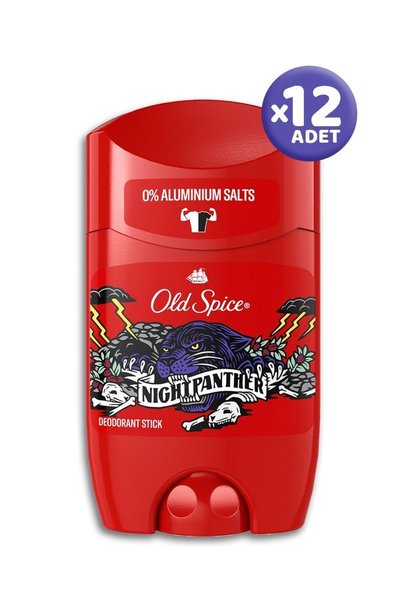 Old Spice Night Panter Deodorant Stick 50 Ml - 12 Adet