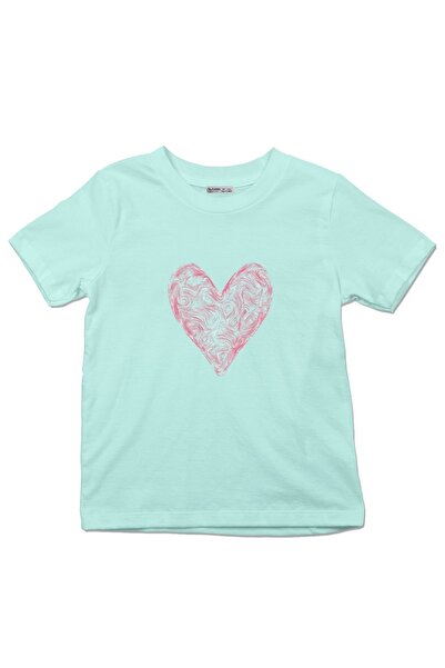 GreenMint Παιδικό T-Shirt Καρδιά