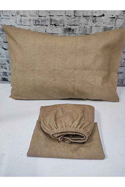 Gasel Home Cotton Single Solid Color Elastic Sheet Set