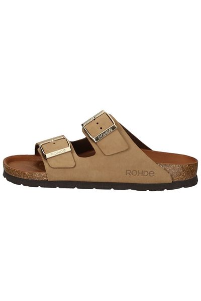 Rohde Hausschuh - Beige - Flacher Absatz