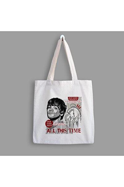 designedfy Geantă din pânză imprimată Louis Tomlinson